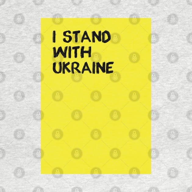 Stand with Ukraine Support Ukraine by Ukraine Prints